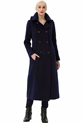 BGSD Women Mariel Wool Blend Hooded Long Walking Coat (Also available in Plus Size and Petite)
