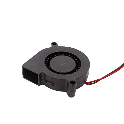 Electronic Spices DC12V 0.06A 5015 Double Ball Centrifugal Fan 2P 20cm cable - Image 2