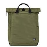 ROKA London, Camden J Black Label Recycled Nylon, (Bolsos, Mochilas Y Maletas), Military, Medium