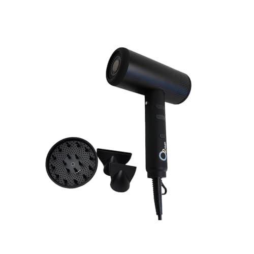 O2 AMP Hypersonic Hair Dryer with Diffuser, Professional Ionic Blow Dryer