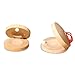 6 Pcs Wooden Finger Castanets Musical Castanets Instrument Educational Percussion Rhythm Castanets Musical Clap Board for Adults