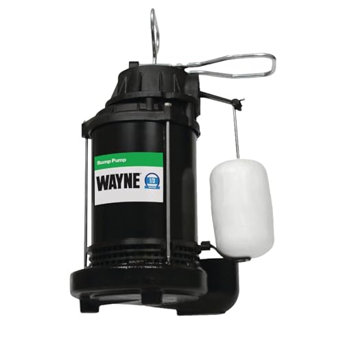 WAYNE CDU790-1/3 HP Submersible Cast Iron and Stainless...