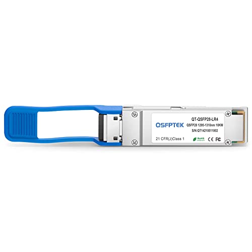 Image of QSFPTEK 100GBASE-LR4 QSFP28 1310nm 10km Optical Transceiver Module Compatible with for QSFP-100G-LR4-S