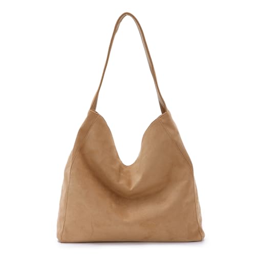EVEOUT Bolso de Hombro de Ante Sintético para Mujer,Elegante Bolso Tote Boho Holgado para Outfits de Otoño e Invierno EVEOUT Bolso de Hombro de Ante Sintético para Mujer,Elegante Bolso Tote Boho Holgado para Outfits de Otoño e Invierno