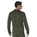 Rothco ECWCS Gen III Level II Underwear Top – Thermal Quarter Zip Grid Fleece Mid-Weight Shirt, Olive Drab, L