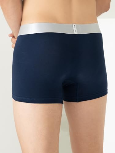 Image of KOFFY Men's Malleable Cotton Lycra Long Trunk with Minus Cutting Pouch I Wrinkle Free I Moisture Wicking Technology