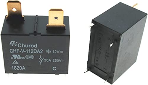 Relé de 12V CHF-V-112DA2 para reparar fallos de encendido y luces 20A 5PCS 3