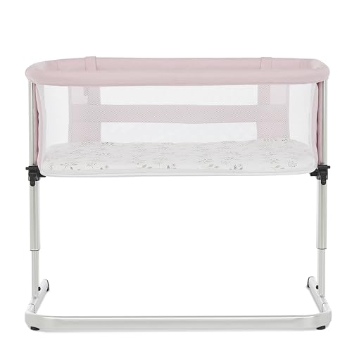Image of Dream On Me Daisy Bassinet and Bedside Sleeper, Lightweight and Portable Baby Bassinet, Adjustable Height Position, Easy to Fold and Carry Travel Bassinet