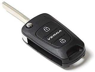 AP CARKEY-Replacement 2 Button Remote Flip Car Key Shell for Verna Fluidic