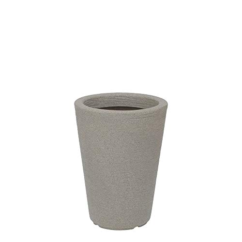 Vasart Terra Vaso de Flores Cone, Granito Pedra, 30x40cm