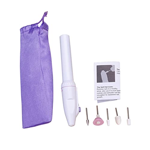 FRCOLOR Polisseuse pour Nail Art 1 Kit Mini Portable USB Haute Performance Manucure Usage Quotidien Polyvalent Outil de Meulage Ongles sans Fil pour Professionnels et Amateurs