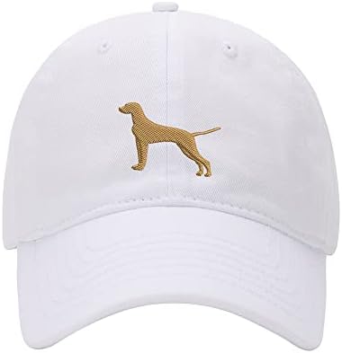 Baseball Cap Men Vizsla Dog Embroidered Washed Cotton Dog Hat Baseball Caps