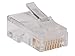 TRIPP LITE 100 Pack RJ45 Plugs Round Solid Stranded Conductor 4-Pair Cat5e Cable (N030-100)