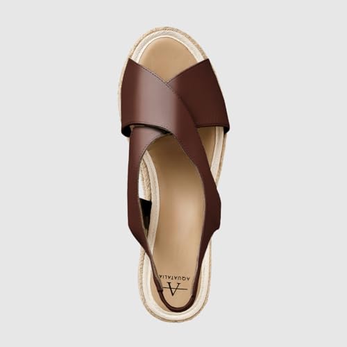Image of Aquatalia Women's Adelina, Sandals, Heel, Casual, Elastic, Round Toe, Rubber Outsole