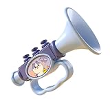 Trompeta para niños pequeños,Juguete de Trompeta | Saxofón de Juguete con Trompeta de Dibujos Animados | Bocina, Matrículas de Ruido, Juguetes Educativos y de Aprendizaje para Niños y Niñas Mayor