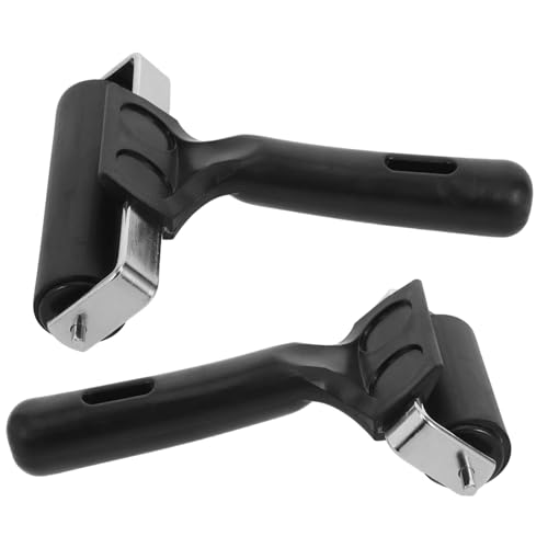 CONGARTENO 2個 版画用高耐久ゴムローラー 印刷スタンプ用 多機能アートクラフトツール 精密で鮮明なプリント表現 木工用接着ローラー