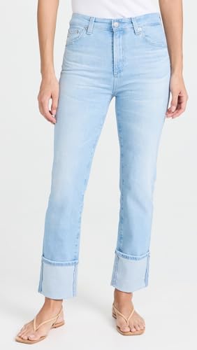 AG Adriano Goldschmied Women's Saige High Rise Straight Crop Jean2