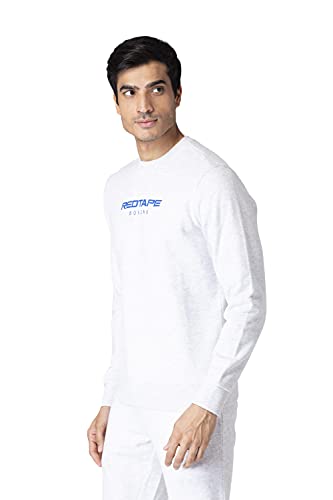 Image of Red Tape Men's Cotton Crew Neck Sweatshirt