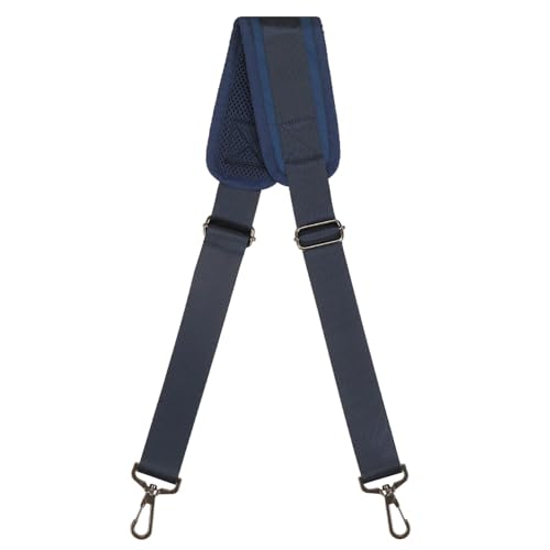 ショルダーストラップ ショルダーベルト150cm 調節可能 肩掛けベルト 3.9cm幅広 単品 水筒 ストラップ ショルダーバッグ メッセンジャーバッグ PC バッグ カメラケース ビジネスバッグ スポーツバッグ ツールバッグ など (濃い青色)