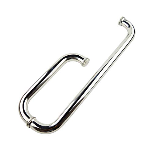 Ensemble de poignées de porte de douche design en acier inox - 2