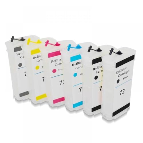 Cartouche rechargeable Designjet T1300 T2300 haute capacité 130ML puce permanente