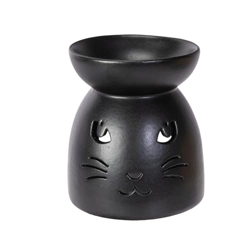 Difusor aromático eléctrico cerámico con diseño de gato