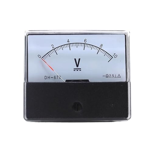 Voltmètre analogique DC DH-670 pour tableau solaire de camping-car