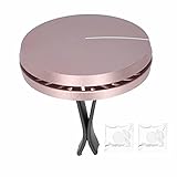 Tyenaza 2pcs Aire Ventilador de aire Ventilador especias Air acondicionador Aromático para accesorios interiores de automóviles (Oro)