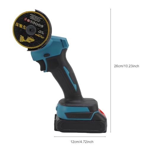 Amoladora angular inalámbrica de 21V que soluciona los cortes en zonas difíciles 8