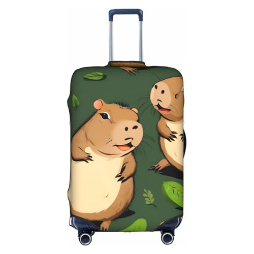 Guinea Pig Print Protective Suitcase Cover Washable Travel Luggage Protector with Concealed Zipper