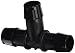 Eldon James T0-12BN Nylon Equal Barb Tee, 3/4" Hose Barb, Black (Pack of 10)
