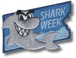 Lunch Money Shark Week Fun July 7th 2024 Embroidered Iron On Patch