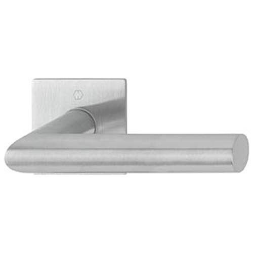 Preisvergleich Produktbild Hoppe 3374497 Türgriff mit Griffrosette Amsterdam E1400Z / 848 aus Edelstahl, Silber
