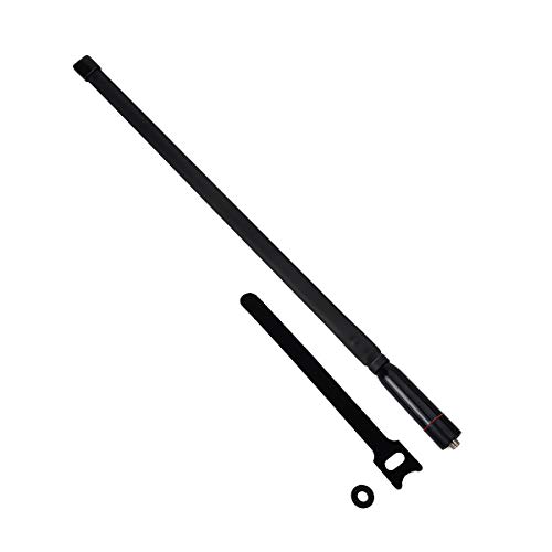 HYS SMA Buchse Antenne 15,3-Zoll-Faltbare Dualband-UV-VHF/UHF-Antennen mit 144/430 MHz CS-Taktik für Kenwood TYT BAOFENG UV-82 UV-B5 GT-3 BF-F8HP UV-5RA UV-5RE UV-5R