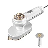 Reise-Dampfbügeleisen – tragbares Schnellheizbügeleisen | Kleidungsdampfer mit drehbarem Griff, antihaftbeschichtete Platte, kompaktes Design für faltenfreie Kleidung