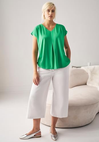 ellos Plus Size Lightweight Wide-Leg Crop Jeans3