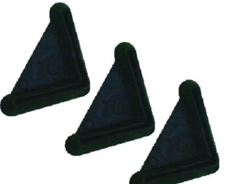 Piedini per montanti scaffalature a bulloni