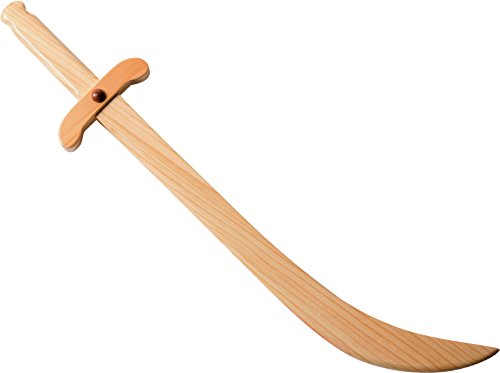 Toyland 999112 - Sciabola Ricurva in Legno 50 Cm