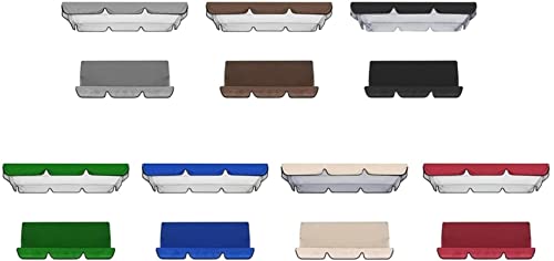 Outdoor Cushion Covers Waterproof Swing Cover Set, 3 Seat Swing Seat Cushion Cover + Top Cover, Patio Swing Chair Hammock Replacement, Canopy Seat Cover Kit Patio Swings With Canopy (Color : Green) #TOP1