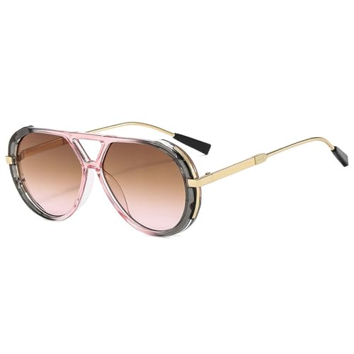 helena Retro Metal Double Bridges Square Women Sunglasses Fashion Shades UV400 Men Punk Pilot Sun Glasses