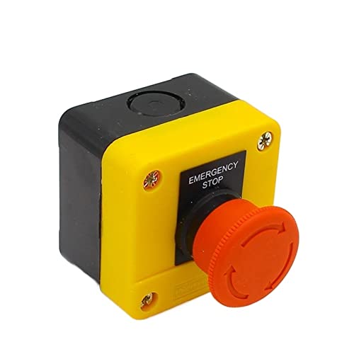 Interrupteur d'arrêt d'urgence e-Stop bouton poussoir 1NO 1NC pour sécuriser une machine