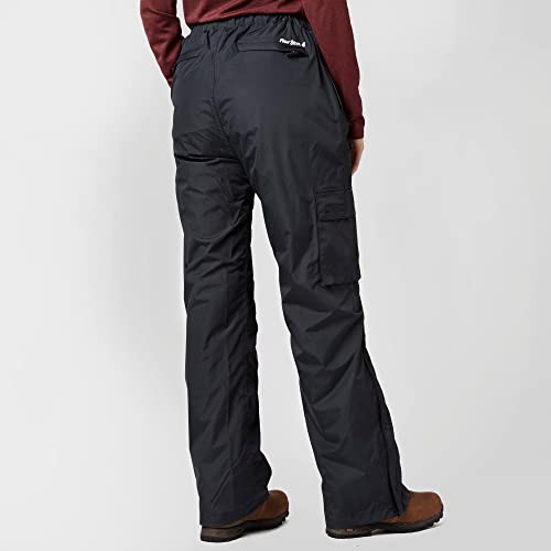 Peter Storm Women's Storm Waterproof Trousers with Elasticated Waist, Internal Shockcord & Side Leg Zips, Lined & Breathable Pants (UK, Numeric, 12, Regular, Regular, Black) - Image 9
