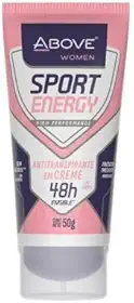 Above - Desodorante Cremoso Ant Above 50G Bisnaga Women 48H Sport Energy