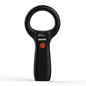 190S Animal Rabbit Dog Cats Pet Microchip Reader RFID EMID Micro Chip Scanner 134.2kHz 125kHz 15 Digits FDX-B ISO 11784/11785 Pet Chip ID Registration