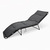 Meteorwi Home - Cojín para Tumbona Acolchado y Grueso, Colchoneta Cómoda...