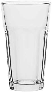 AmazonCommercial All-Purpose Drinking Glass Tumbler, 299 ml, Set of 8