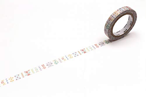 Image of mt ex 'Embroidery Line' Washi Masking Tape 7mm x 7m - 1 roll