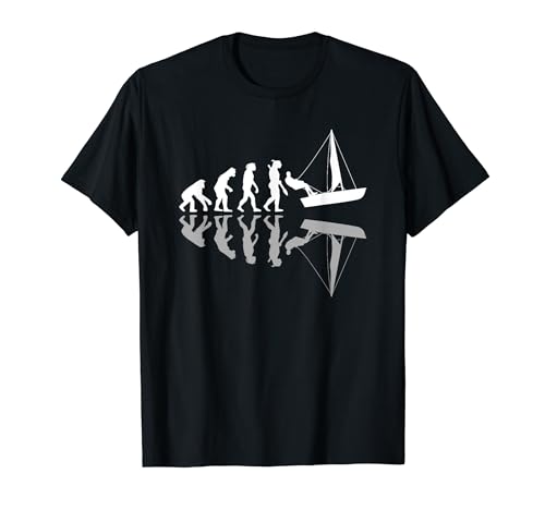 Vela Divertida Evolución Humana Velero Marinero Humor Vela Camiseta