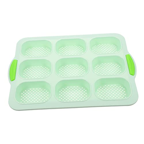 Cabilock Silicone Cake Mold for Baking Non Stick DIY French Bread Pan for Whole Bread and Hot Dogs Flexible Easy Release