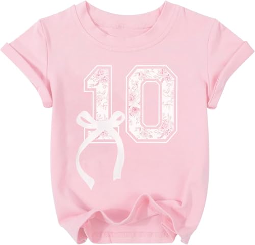 Image of in My Double Digits Era Shirt Girls Birthday Girl Shirt | 10 Birthday Shirt Girls 10th Birthday Gifts For Girls 10 Year Old Ten Party Tee Tops